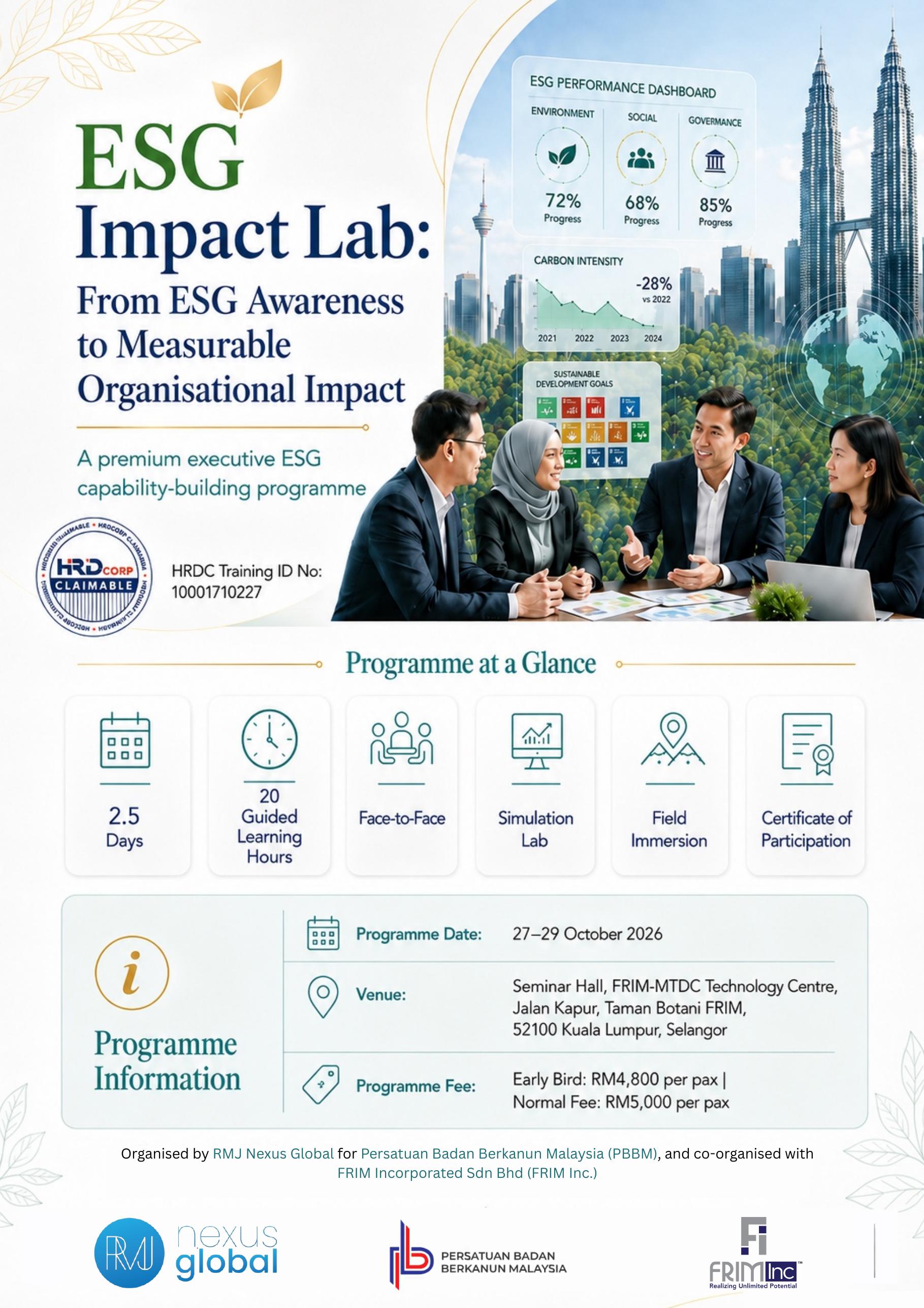 ESG Impact Lab programme brochure